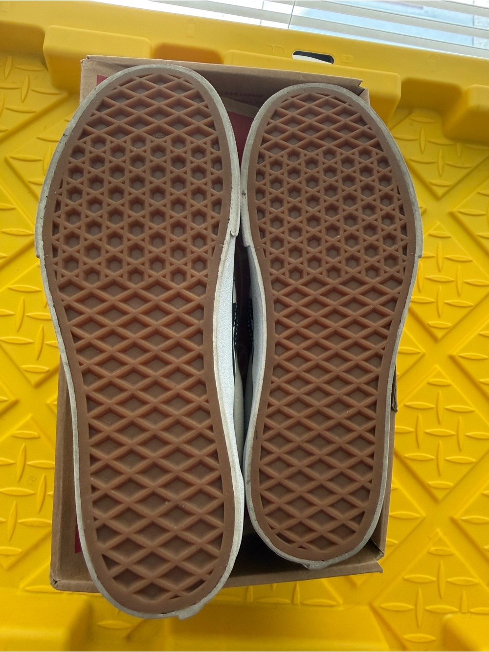Vans Classic Slip-On Checkerboard Shoe - Black/White - Picture 5 of 5